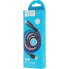 Кабель Hoco U110 70615 USB (m)-USB Type-C (m) 1.2м синий