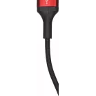 Кабель Hoco X26 Xpress one 80282 USB (m)-Lightning (m)/USB Type-C (m)/micro USB (m) 1м черный/красный