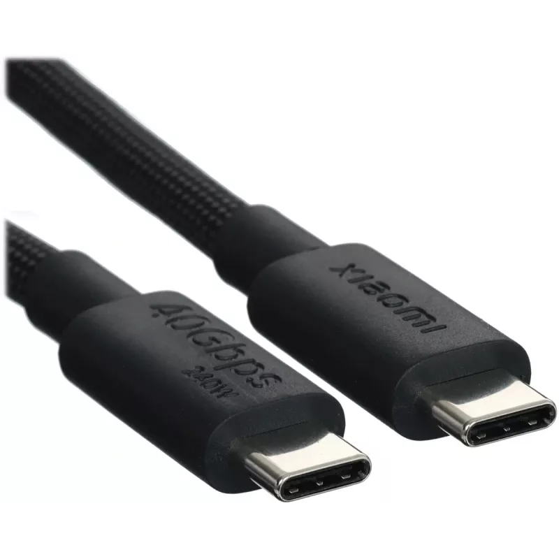 Кабель Xiaomi BHR087BGL USB Type-C (m)-USB Type-C (m) 1м черный