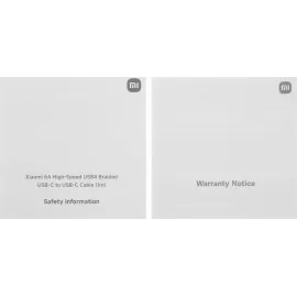 Кабель Xiaomi BHR087BGL USB Type-C (m)-USB Type-C (m) 1м черный