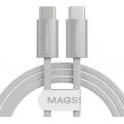 Кабель Magssory CBL002 USB Type-C (m)-USB Type-C (m) 1.5м белый коробка