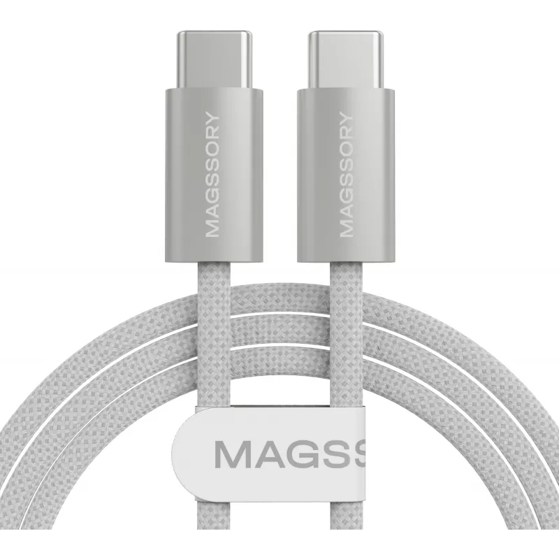 Кабель Magssory CBL002 USB Type-C (m)-USB Type-C (m) 1.5м белый коробка
