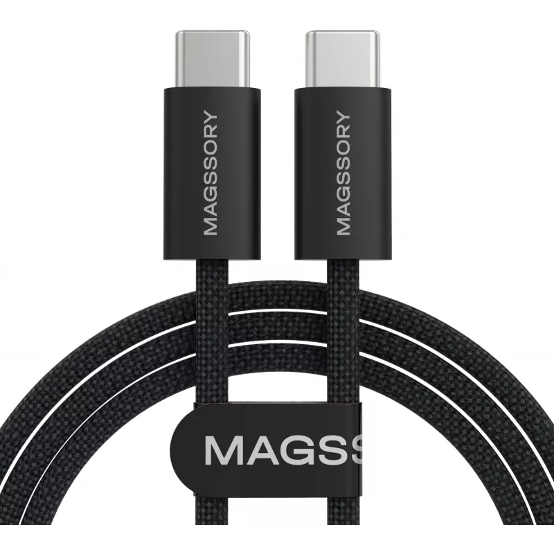 Кабель Magssory CBL002 USB Type-C (m)-USB Type-C (m) 1.5м черный коробка