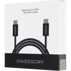 Кабель Magssory CBL002 USB Type-C (m)-USB Type-C (m) 1.5м черный коробка