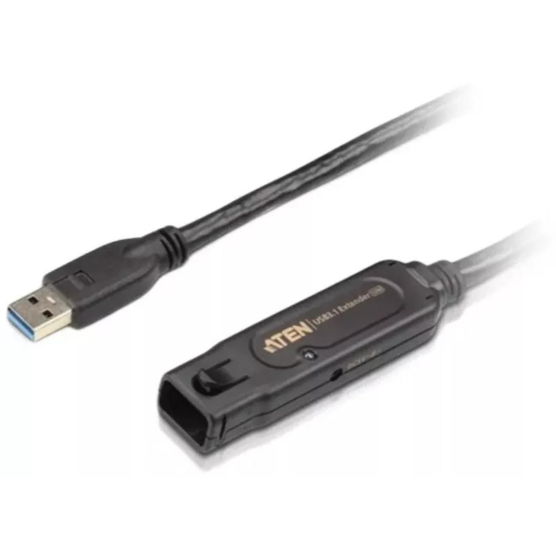 Кабель-удлинитель Aten UE3310-AT-G USB A (m) USB A(f) 10м черный