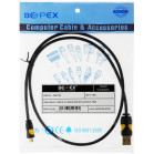 Кабель 2A Smooth connector USB (m)-micro USB (m) 0.75м черный