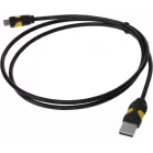 Кабель 2A Smooth Connector USB (m)-micro USB (m) 1м черный