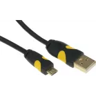 Кабель 2A Smooth connector USB (m)-micro USB (m) 1.5м черный