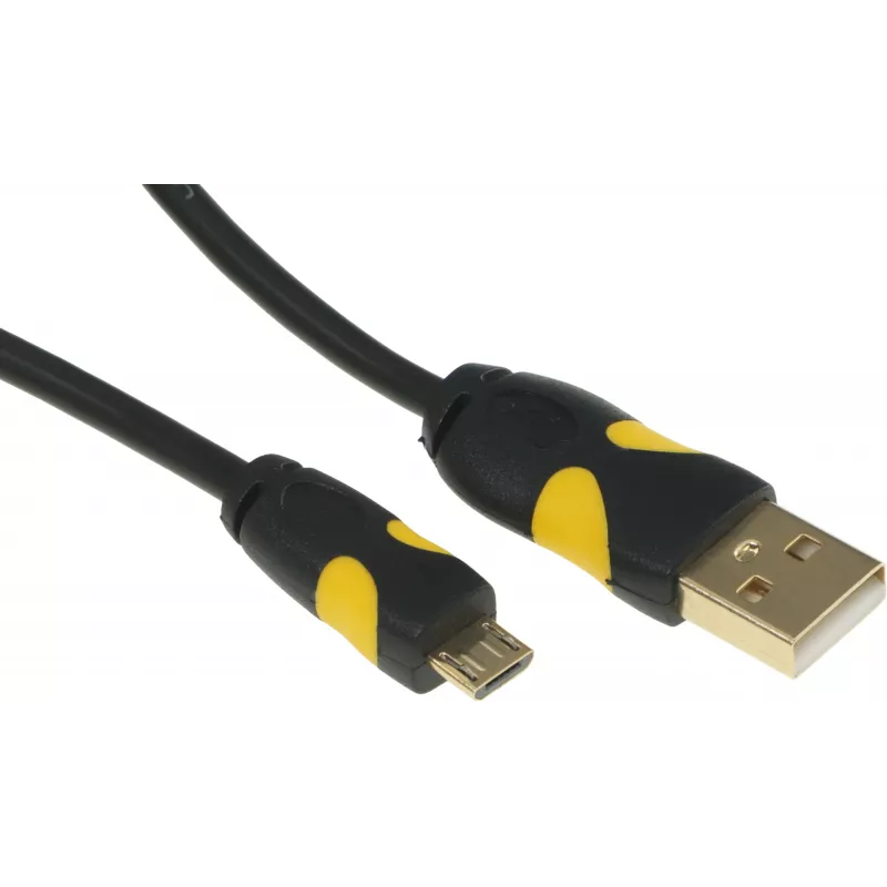 Кабель 2A Smooth connector USB (m)-micro USB (m) 1.5м черный