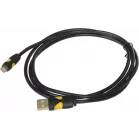 Кабель 2A Smooth connector USB (m)-micro USB (m) 1.5м черный