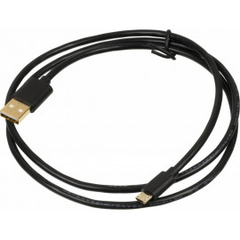 Кабель 2A Square Connector USB (m)-micro USB (m) 1м черный
