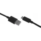 Кабель 2A Square Connector USB (m)-micro USB (m) 1м черный