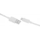 Кабель 2A Square USB (m)-micro USB (m) 0.75м белый
