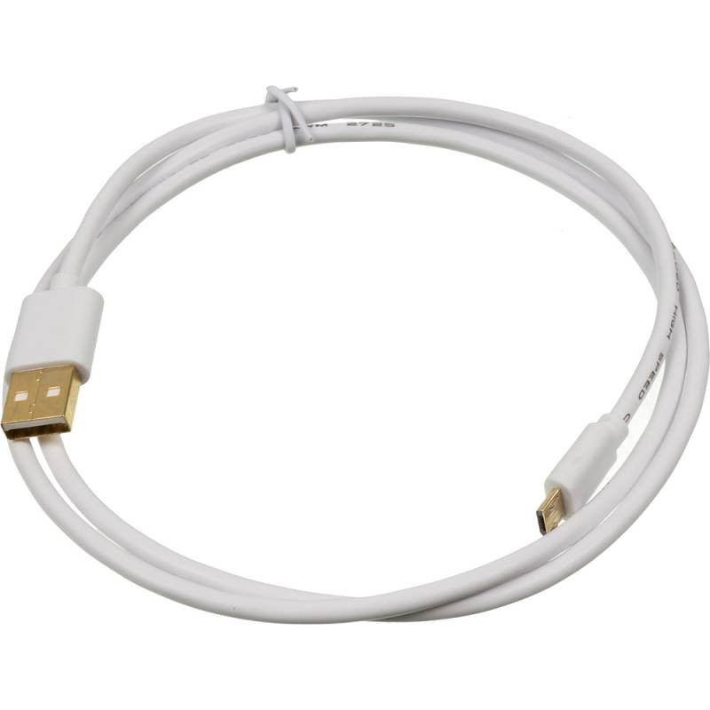 Кабель 2A Square USB (m)-micro USB (m) 1м белый
