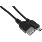 Кабель Buro OTG_MINI 0.2м черный