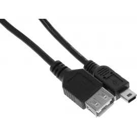 Кабель Buro OTG_MINI 0.2м черный