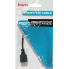 Кабель Buro OTG_MINI 0.2м черный
