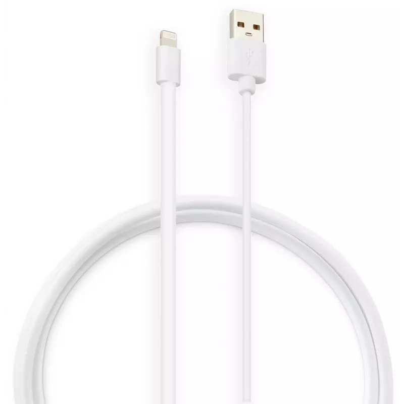 Кабель Buro BHP LIGHTNING 0.8 USB (m)-Lightning (m) 0.8м белый