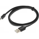 Кабель Buro BHP MICROUSB 1M FLAT USB (m)-micro USB (m) 1м черный плоский