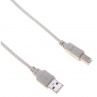 Кабель Buro BHP RET USB_BM18 USB A(m) USB B(m) 1.8м серый блистер