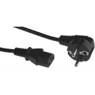 Кабель IEC C13 Евровилка 1.8м черный