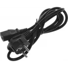 Кабель IEC C13 Евровилка 1.8м черный
