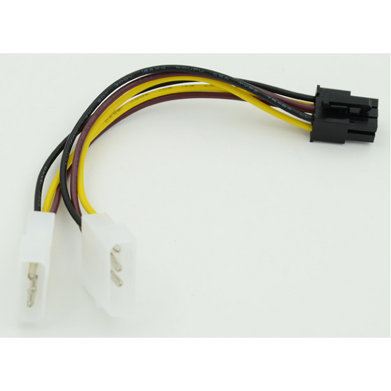 Кабель Molex 8980 PCI-E 6pin 0.15м Кабель Molex 8980 PCI-E 6pin 0.15м
