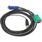 Кабель Aten 2L-5203U VGA (m) VGA (m) 3м черный