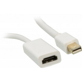 Переходник miniDisplayPort (m) HDMI (f) 0.2м белый