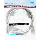 Кабель-удлинитель USB2.0-AM-AF-1.8M-MG USB A(m) USB A(f) 1.8м феррит.кольца серый