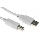 Кабель Buro USB A(m) USB B(m) 1.8м (USB2.0-AM/BM-1.8M-MG) феррит.кольца серый