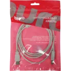 Кабель Buro USB A(m) USB B(m) 1.8м (USB2.0-AM/BM-1.8M-MG) феррит.кольца серый