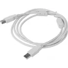 Кабель Buro USB A(m) USB A(f) 1.8м (USB2.0-AM-AF-1.8M-MG) феррит.кольца серый