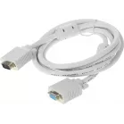 Кабель-удлинитель Buro CAB015S-06 VGA (m) VGA (f) 1.8м феррит.кольца серый
