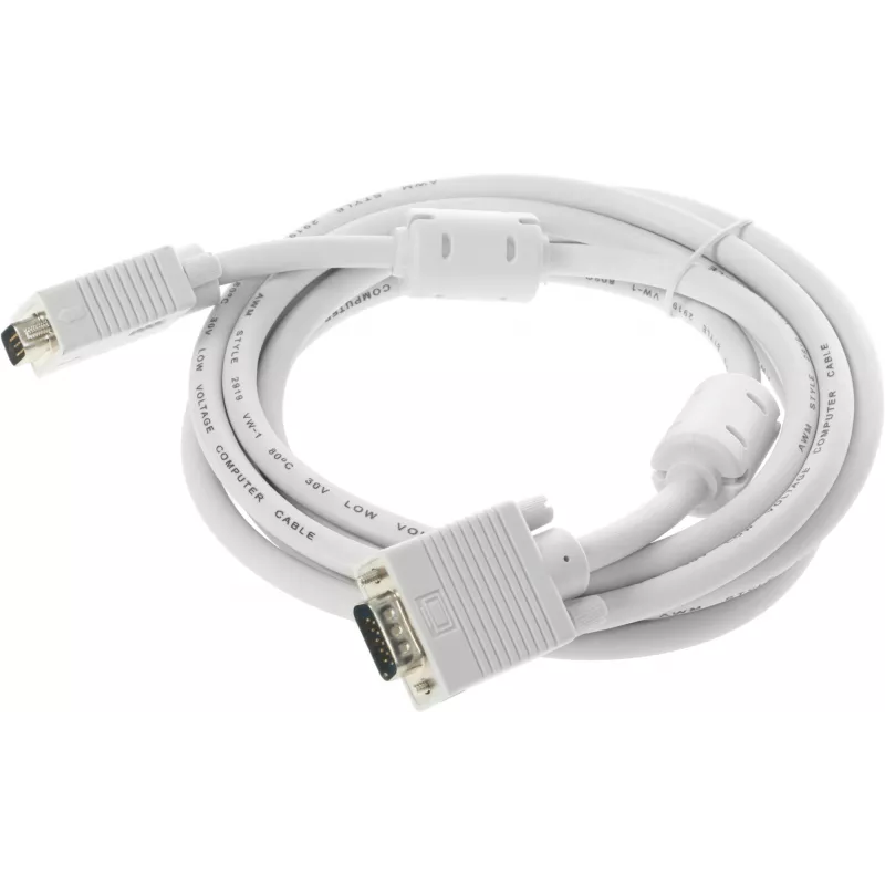 Кабель Buro CAB016S-10 VGA (m) VGA (m) 3м феррит.кольца серый