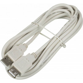 Кабель-удлинитель Ningbo USB A(m) USB A(f) 3м (USB2.0-AM-AF-3-BR) (блистер)