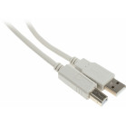 Кабель Ningbo USB A(m) USB B(m) 5м феррит.кольца серый