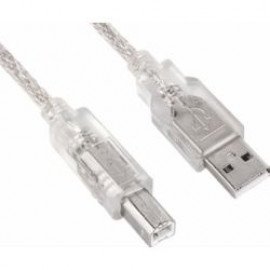 Кабель Ningbo USB A(m) USB B(m) 3м серебристый