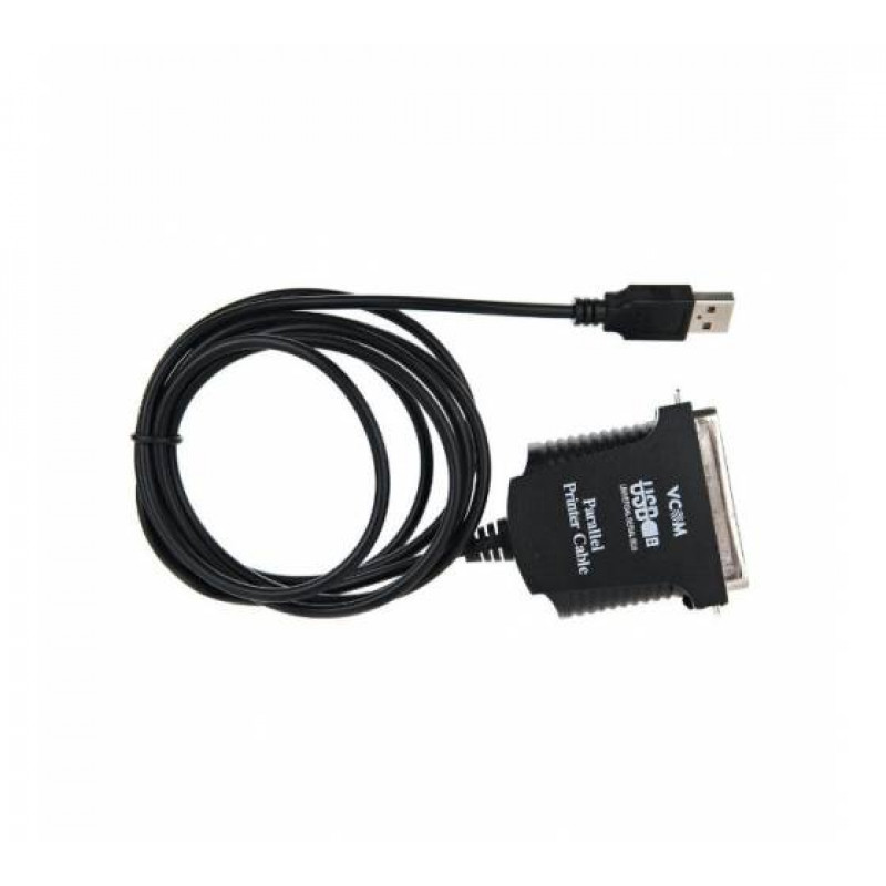 Кабель-адаптер USB A (вилка) -> LPT (прямое подключение к LPT порту принтера) VCOM <VUS7052>1.8м
