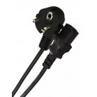 Кабель компьютер-розетка 220V (EURO) <VDE> 3G*0,75mm2 VCOM {CE021-CU} 1,8м