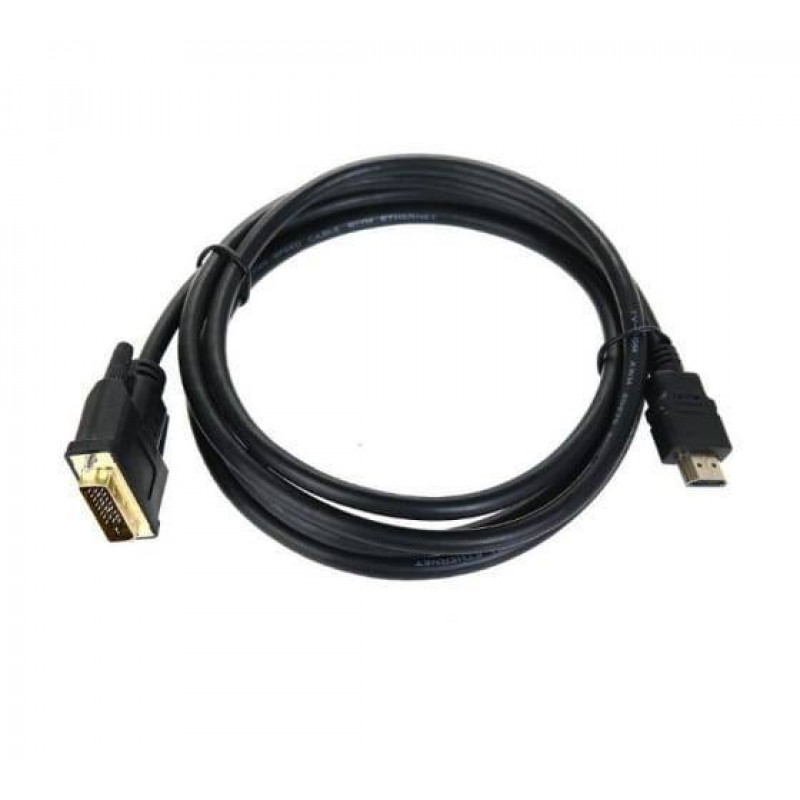 Кабель HDMI to DVI-D (19M -25M) 2м, TV-COM 