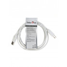 Кабель USB2.0  A-->B (1.8м) белый, Telecom.