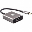 Aдаптер USB 3.1 Type-Cm -->HDMI A(f) 4K@60Hz, Aluminum Shell, VCOM<CU423T>