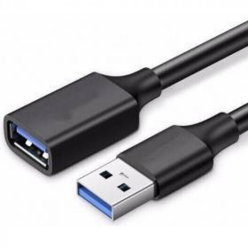 Кабель удлинительный USB3.0 Am-Af 0.5m Telecom черный 