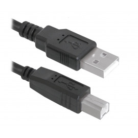 Defender Кабель USB2.0 AM-BM, 5.0м, чёрный.