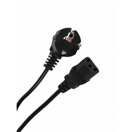 Кабель компьютер --> розетка 220V ( угловая Евровилка) <VDE> 3G*0,5mm2 Aopen <ACE021-1.8M> , 1,8m 