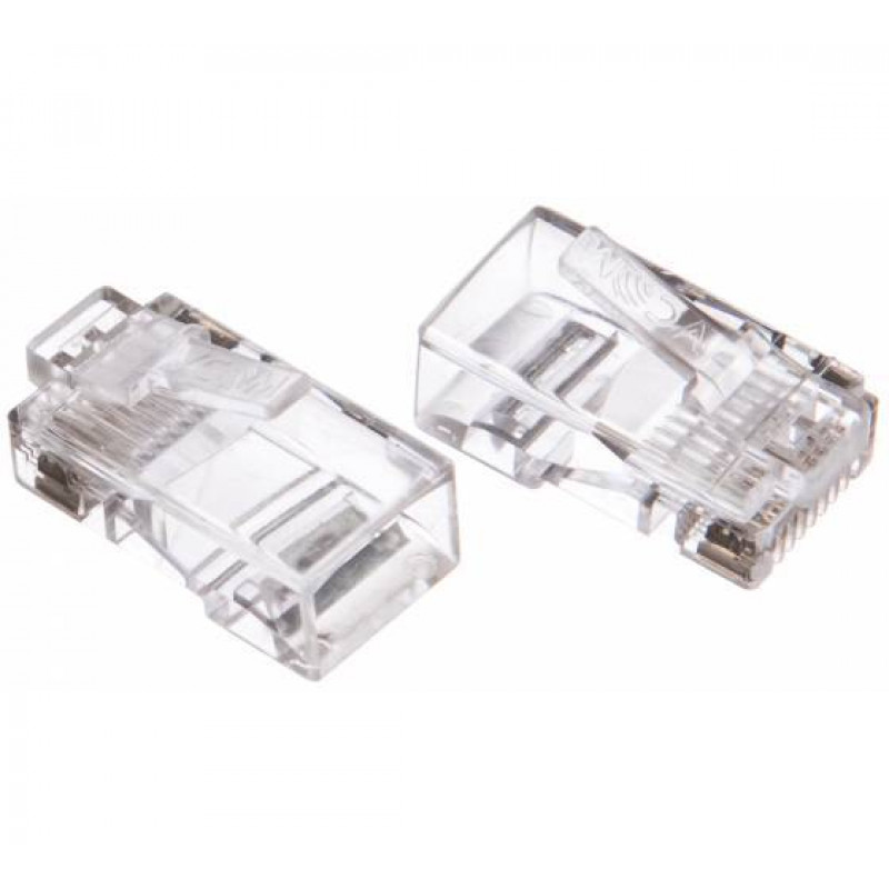 Коннекторы RJ-45 (8P8C) для UTP кабеля 5 кат. ( упаковка по 20 шт.) VCOM 