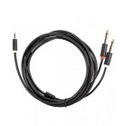 Кабель-адаптер 3.5ST(M)/2X6.35 ST(M), 3м, Telecom PRO 