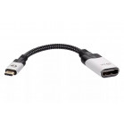 Aдаптер USB 3.1 Type-Cm --> DP A(f) 8K@60Hz, 0.15m ,Alum ,VCOM <CU422MV-8K>