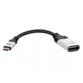 Aдаптер USB 3.1 Type-Cm --> DP A(f) 8K@60Hz, 0.15m ,Alum ,VCOM <CU422MV-8K>